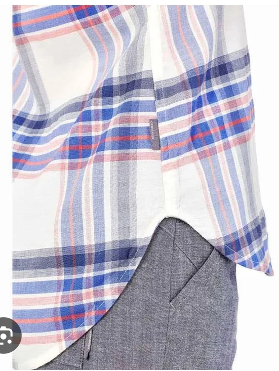 NWT Icebreaker Cool Lite Kahla Long Sleeve Plaid Button Up Wool Lyocell Blend XS - Picture 9 of 16